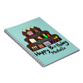 Carnet Réseau neuronal d'anniversaire nerd (Côté Droit)