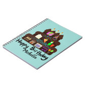 Carnet Réseau neuronal d'anniversaire nerd (Côté gauche)