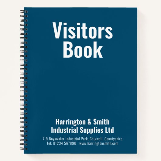 Carnet Réservez pour les entreprises (Devant)