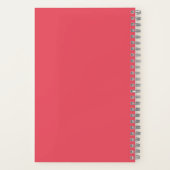 Carnet Résolutions amusantes de Nouvel An Typographie mod (Verso)