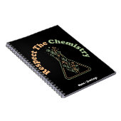 Carnet Respecter La Chimie Rétro Botanique Science (Côté Droit)