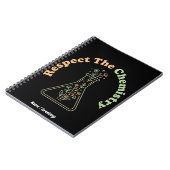 Carnet Respecter La Chimie Rétro Botanique Science (Côté gauche)