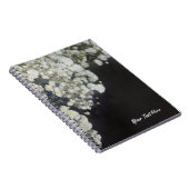 Carnet Respiration du bébé et bois foncé Élégant floral p (Côté Droit)