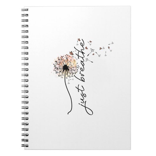 Carnet Respire simplement la sublimation (Devant)