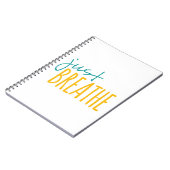Carnet Respirez juste (Côté gauche)