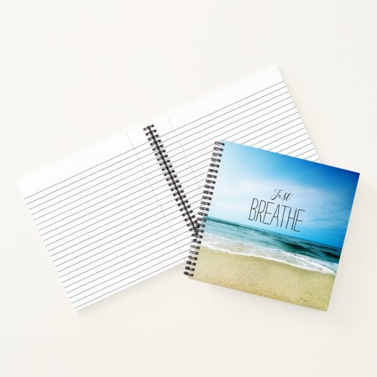 Carnet Respirez simplement à la plage (Intérieur)