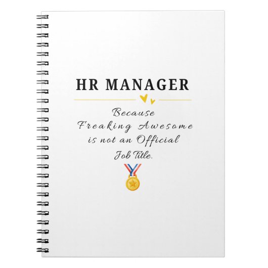 Carnet Responsable RH (Devant)