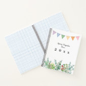 Carnet Ressort ensemble plan floral (Intérieur)