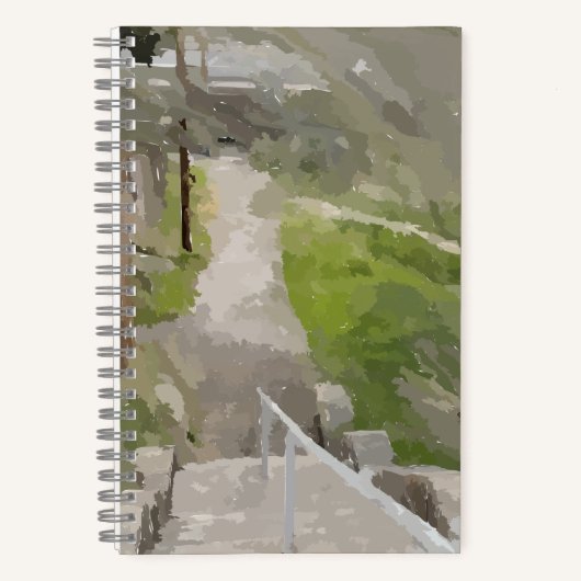 Carnet Ressort Vue de Stairs Skepbook (Recto)