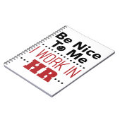 Carnet Ressources humaines Soyez gentil avec moi Je trava (Côté gauche)