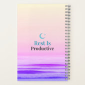 Carnet Rest Is Productive – Minimal Motivational Notebook (Verso)