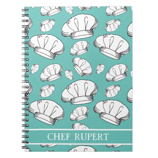 Carnet Restaurant cool Chef Casquettes et Home Cook (Devant)