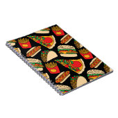 Carnet restauration rapide pizza hamburger hotdog frites  (Côté Droit)