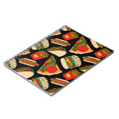 Carnet restauration rapide pizza hamburger hotdog frites  (Côté gauche)