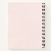 Carnet Reste Avec Moi Citation Design Esthétique Romantiq (Dos)