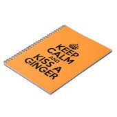 Carnet Reste calme et embrasse un Ginger (Côté gauche)