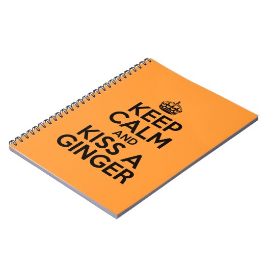 Carnet Reste calme et embrasse un Ginger (Côté gauche)