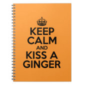 Carnet Reste calme et embrasse un Ginger (Devant)