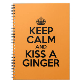 Carnet Reste calme et embrasse un Ginger