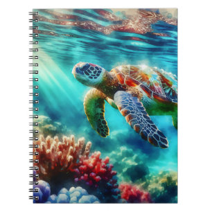 Carnet Rester en contact La natation des tortues de mer