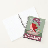 Carnet "Rester est ma résistance" (Intérieur)
