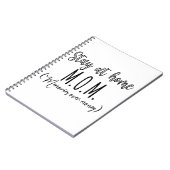 Carnet Restez À La Maison Mère Souvenirs Sur L'Argent (Côté gauche)