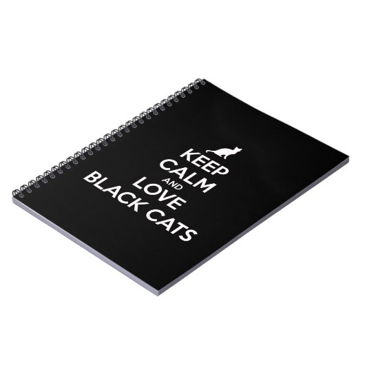 Carnet Restez calme et aimez les chats noirs (Côté gauche)