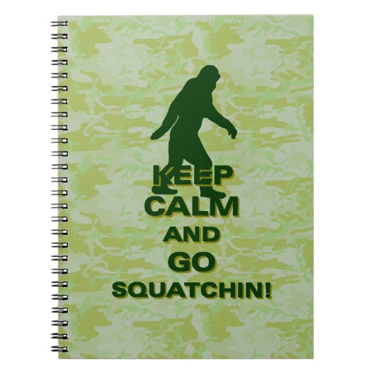 Carnet Restez calme et allez squatter (Devant)
