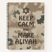 Carnet Restez Calme Et Faites De L'Aliyah (Devant)