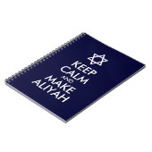 Carnet Restez Calme Et Faites De L'Aliyah (Côté gauche)