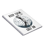 Carnet Restez Calme Et Golf Sur (Côté Droit)