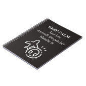 Carnet Restez Calme Et Laissez (Côté gauche)