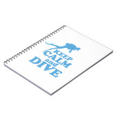 Carnet Restez calme et plongez (Côté gauche)