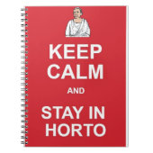 Carnet Restez calme et restez à cheval (Devant)