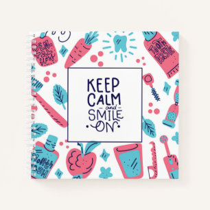 Carnet Restez Calme Et Souriez ! Expression mûre
