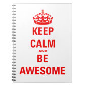 Carnet Restez calme et soyez stupéfiant (Devant)