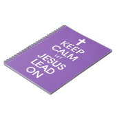 Carnet Restez Calme Laissez Jésus diriger - Christ Christ (Côté gauche)