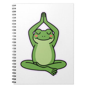 Carnet Restez Calme, Restez Froggy - Cute Zen Méditation