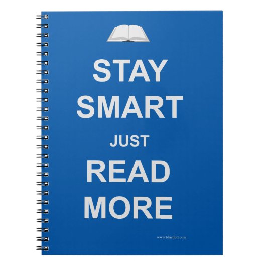 Carnet Restez calme Restez intelligent En savoir plus (Devant)