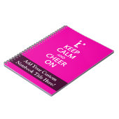 Carnet Restez calmes et aimez, rose Pom-pom girl (Côté gauche)