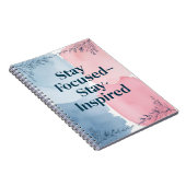 Carnet Restez concentré - Restez inspiré (Côté Droit)