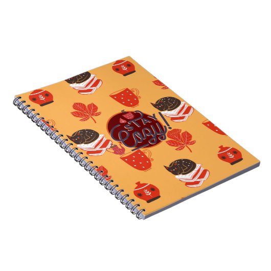 Carnet Restez Cosy Cet Automne Avec Ce Chat Folkart Hygge (Côté Droit)