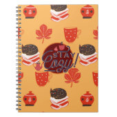Carnet Restez Cosy Cet Automne Avec Ce Chat Folkart Hygge (Devant)