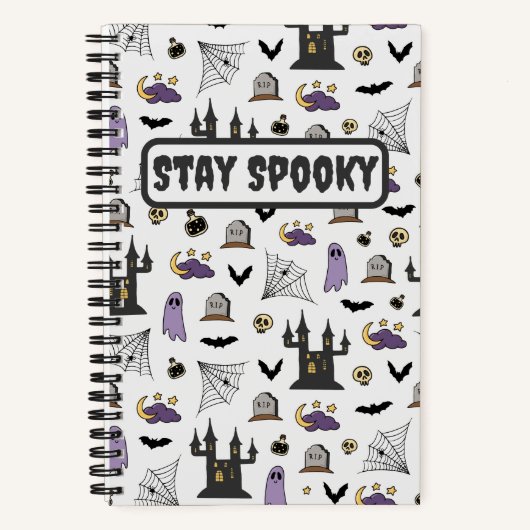Carnet Restez Éffrayant Halloween (Recto)