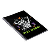 Carnet Restez Éffrayant Halloween Squelette main (Côté Droit)
