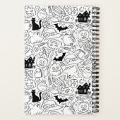 Carnet Restez Éffrayant Illustration Halloween (Verso)