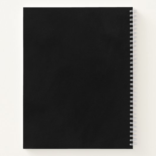 Carnet Restez en pleine lune enfant lune art déco arc-en- (Dos)