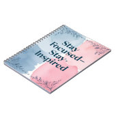 Carnet Restez focalisé - Restez inspiré (Côté gauche)