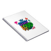Carnet Restez forte Graffiti Neon (Côté Droit)