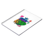 Carnet Restez forte Graffiti Neon (Côté gauche)